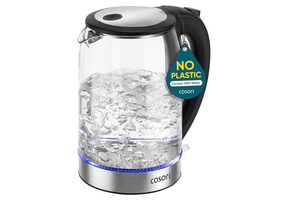 Cosori Electric Glass Kettle Model G173 1.7 Liter Cordless Factory Sealed